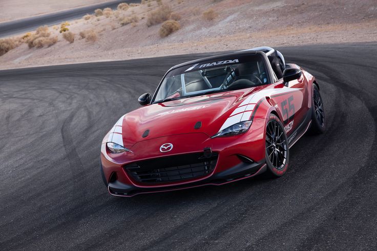 The official 2016 MX-5 Global Cup Car Front 3/4  @mazdausa